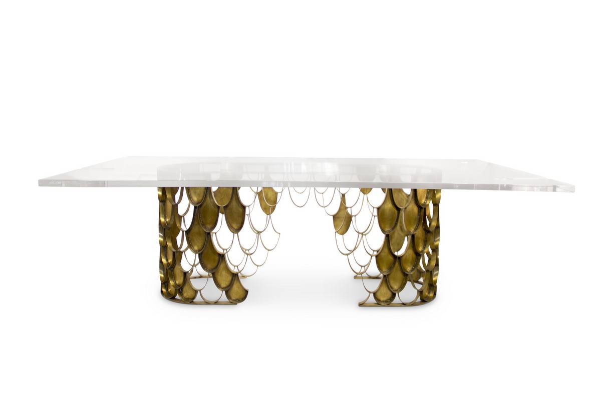 Meet KOI: A Unique Dining Table Design by Brabbu | Looking for an exquisite dining table for your dining room set? We have incredible ideas for you! #diningroom #diningtables #diningchairs #interiordesign #homedecor