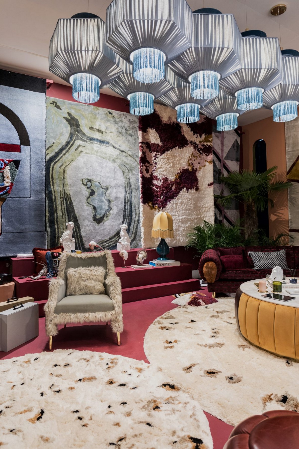 New Dining Room Rugs For Soul-stirring Contemporary Ambiances