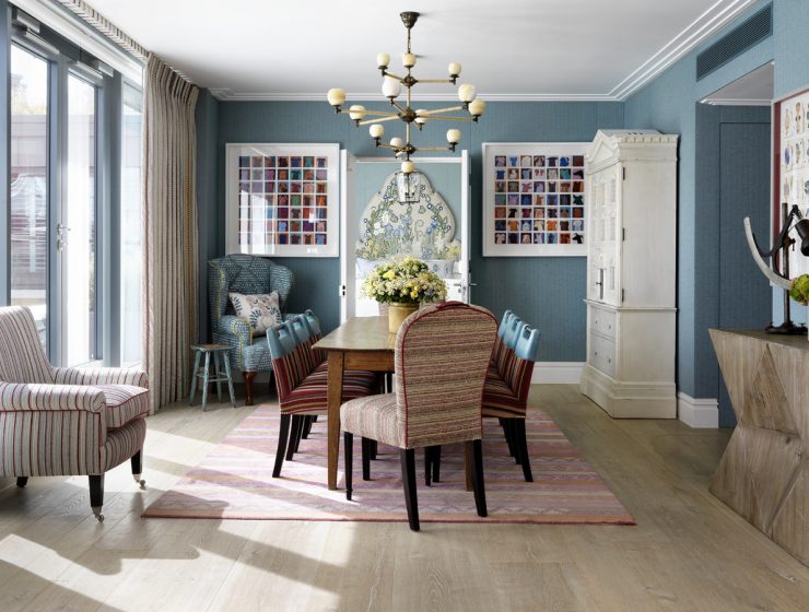 A Mishmash of Playful Patterns: Dining Rooms by Kit Kemp