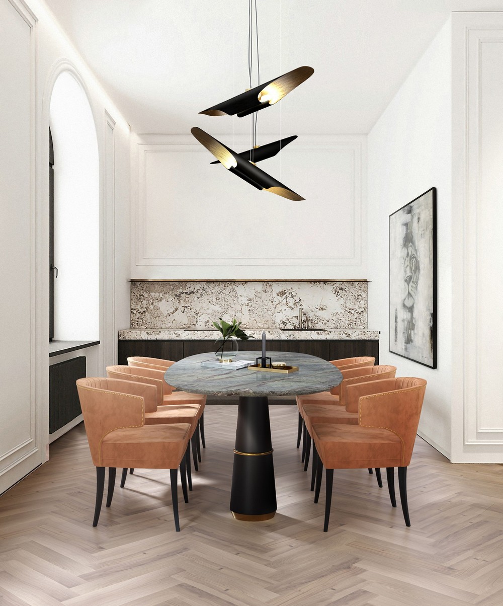Design That's Barely There: Dining Room Ideas With Nude Tones